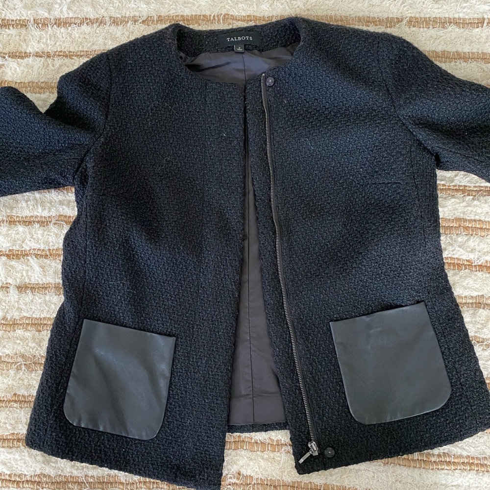 Talbots Black Jacket - image 2